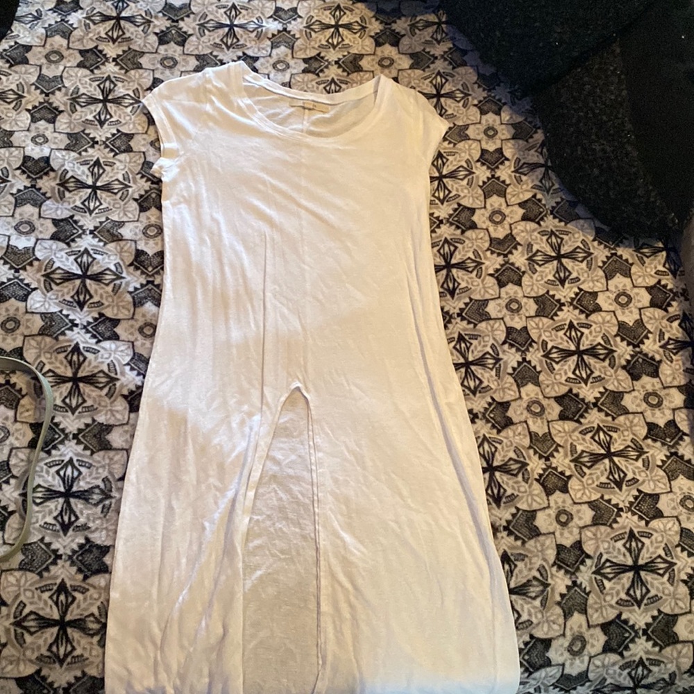 Long white shirt